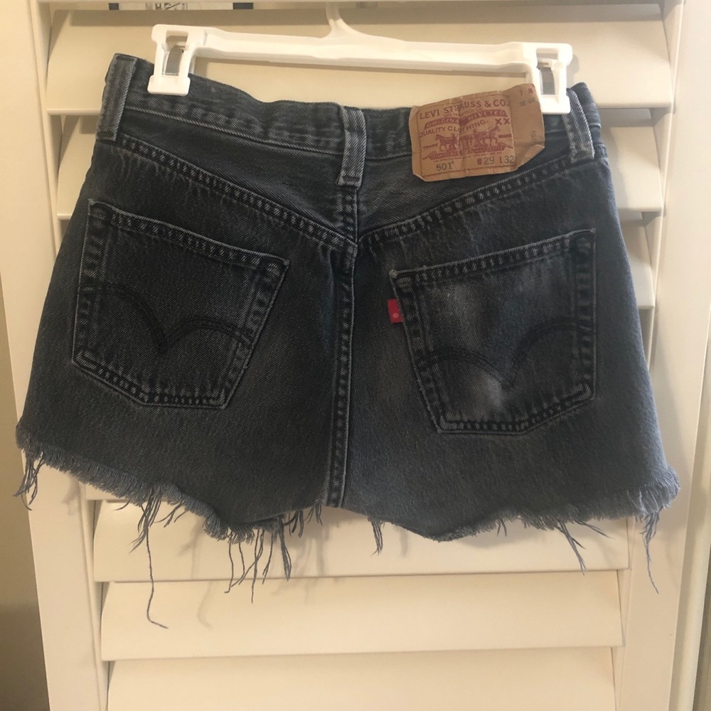 Reformation Black Levi Shorts